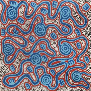 Janganpa Jukurrpa (Brush-tail Possum Dreaming)-  Mawurrji by Ritasha Nampijinpa Martin