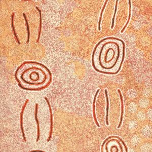 Warna Jukurrpa (Snake Dreaming) by Leston Japaljarri Spencer
