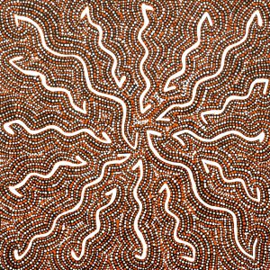 Watiya-warnu Jukurrpa (Seed Dreaming) by Samara Napaljarri Dickson