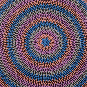 Yarla Jukurrpa (Bush Potato Dreaming) - Cockatoo Creek by Justine Nakamarra Nelson