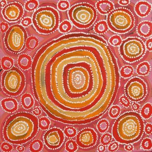 Watiya-warnu Jukurrpa (Seed Dreaming) by Tanya Nungarrayi Collins