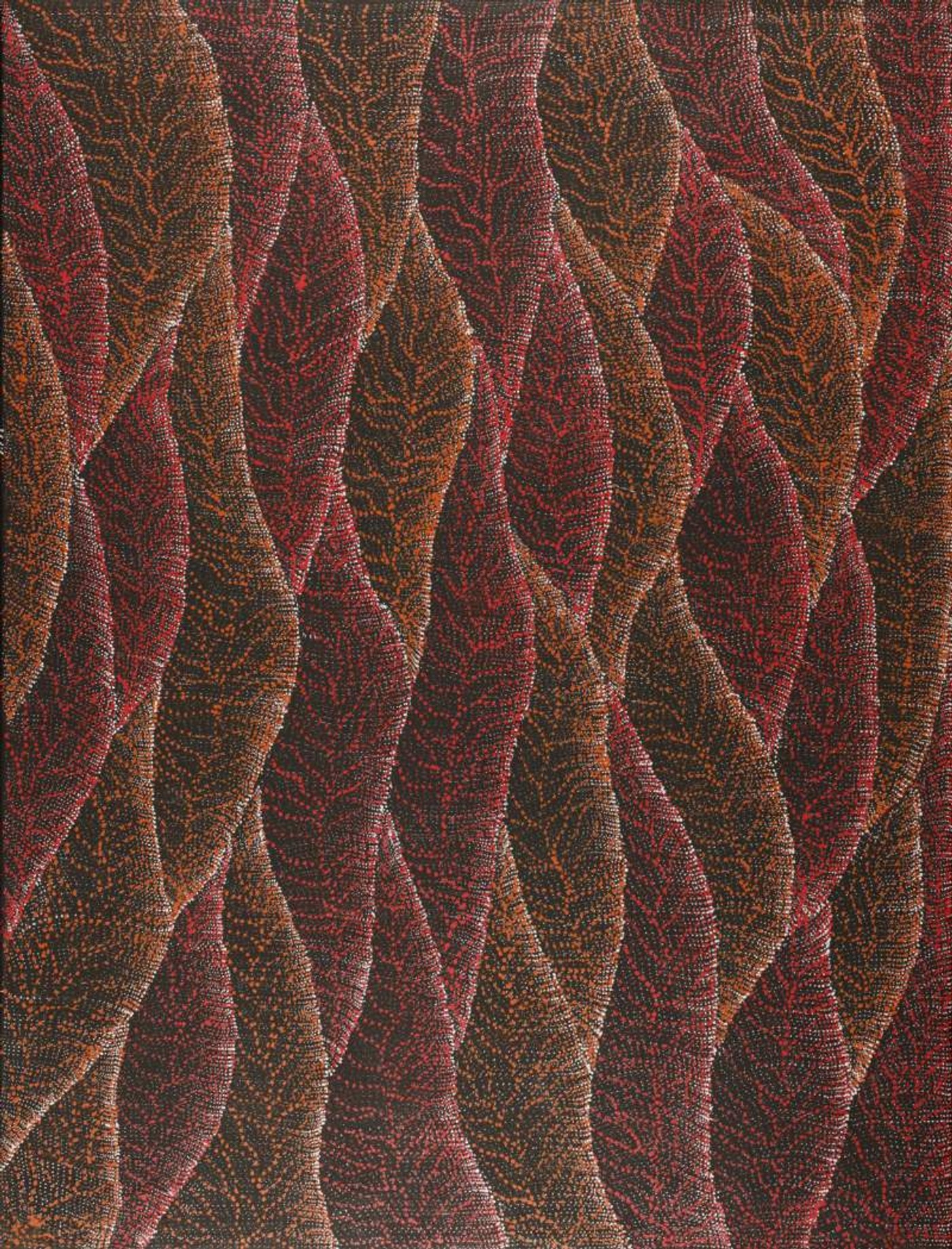 Wanakiji Jukurrpa (Bush Tomato Dreaming) by Debbie Napaljarri Brown