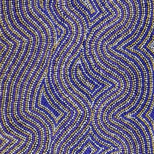 Ngapa Jukurrpa (Water Dreaming) - Wapurtali by Caroline Nakamarra Gibson