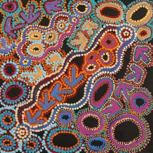 Yankirri Jukurrpa (Emu Dreaming) - Ngarlikirlangu by Lee Nangala Gallagher