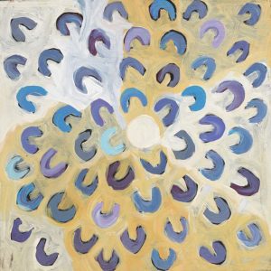 Ngapa Jukurrpa (Water Dreaming)  -  Puyurru by Bess Napanangka Poulson