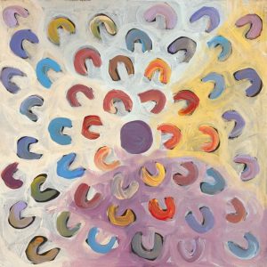 Ngapa Jukurrpa (Water Dreaming)  -  Puyurru by Bess Napanangka Poulson