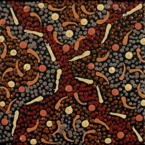 Wanakiji Jukurrpa (Bush Tomato Dreaming) by Warlukurlangu Artists