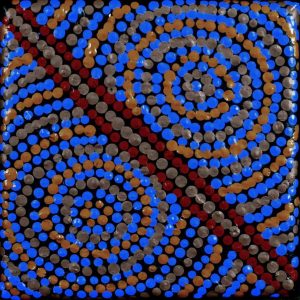 Wanakiji Jukurrpa (Bush Tomato Dreaming) by Warlukurlangu Artists