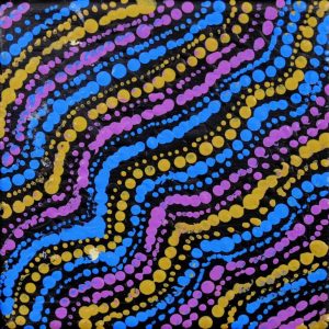 Pamapardu Jukurrpa (Flying Ant Dreaming)  - Warntungurru by Warlukurlangu Artists