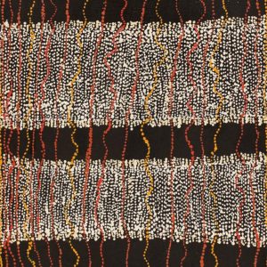 Ngapa Jukurrpa (Water Dreaming)  -  Pirlinyarnu by Sabrina Nangala Robertson