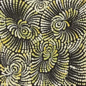 Pamapardu Jukurrpa (Flying Ant Dreaming)  - Warntungurru by Maria Nampijinpa Brown