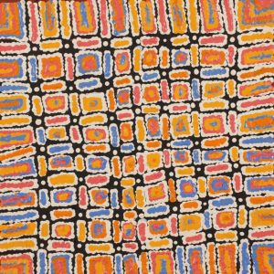 Ngapa Jukurrpa (Water Dreaming)  -  Puyurru by Lynette Nangala Singleton
