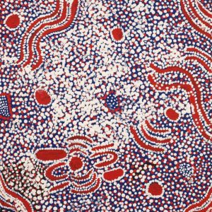 Watiya-warnu Jukurrpa (Seed Dreaming) by Katrina Nampijinpa Brown