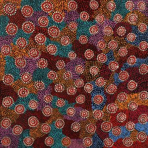 Wardapi Jukurrpa (Goanna Dreaming) - Yarripilangu by Renita Napangardi Brown