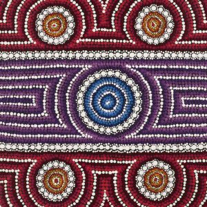 Mina Mina Jukurrpa (Mina Mina Dreaming) by Antoinette Napanangka Brown