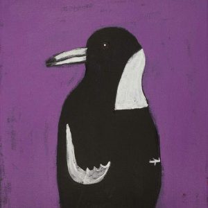 Jurlpu kuja kalu nyinami Yurntumu-wana (Birds that live around Yuendumu) by Wilma Napangardi Poulson