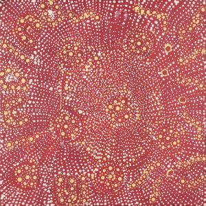 Lukarrara Jukurrpa (Desert Fringe-rush Seed Dreaming) by Hilda Nakamarra Rogers