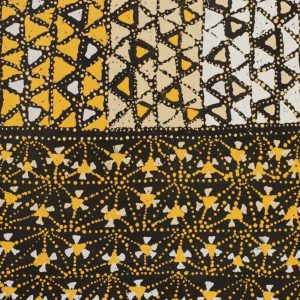 Lukarrara Jukurrpa (Desert Fringe-rush Seed Dreaming) by Hilda Nakamarra Rogers