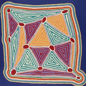 Wirnpa Jukurrpa (Lightning Dreaming) by Sabrina Nungarrayi Gibson