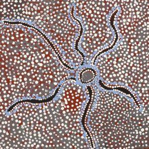 Watiya-warnu Jukurrpa (Seed Dreaming) by Katrina Nampijinpa Brown