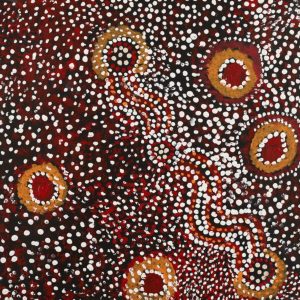 Watiya-warnu Jukurrpa (Seed Dreaming) by Katrina Nampijinpa Brown
