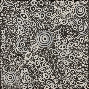 Wanakiji Jukurrpa (Bush Tomato Dreaming) by Margaret Napanangka Brown