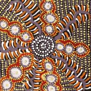 Jintiparnta Jukurrpa (Desert Truffle Dreaming) - Mina Mina by Tina Napangardi Martin