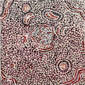 Watiya-warnu Jukurrpa (Seed Dreaming) by Katrina Nampijinpa Brown