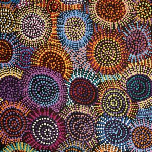 Jintiparnta Jukurrpa (Desert Truffle Dreaming) - Mina Mina by Tina Napangardi Martin