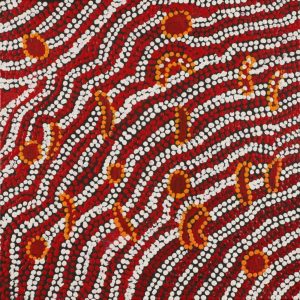Watiya-warnu Jukurrpa (Seed Dreaming) by Katrina Nampijinpa Brown