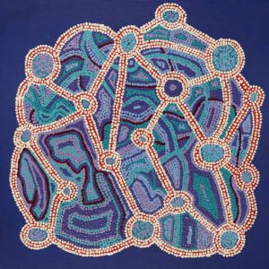 Wirnpa Jukurrpa (Lightning Dreaming) by Sabrina Nungarrayi Gibson
