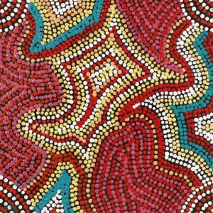 Jintiparnta Jukurrpa (Desert Truffle Dreaming) - Mina Mina by Tina Napangardi Martin