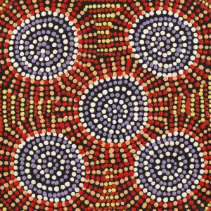 Jintiparnta Jukurrpa (Desert Truffle Dreaming) - Mina Mina by Tina Napangardi Martin