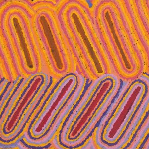 Watiya-warnu Jukurrpa (Seed Dreaming) by Angharad Napurrurla Gibson