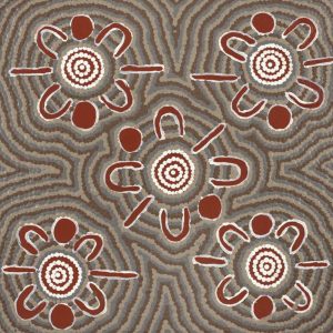 Mirri-jarra Jukurrpa (Shield Dreaming) by Martina Napangardi Wheeler