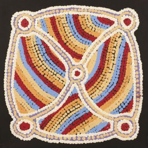 Wirnpa Jukurrpa (Lightning Dreaming) by Sabrina Nungarrayi Gibson