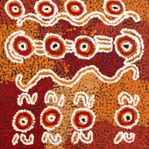 Wardapi Jukurrpa (Goanna Dreaming) - Yarripilangu by Henry Jampijinpa Spencer