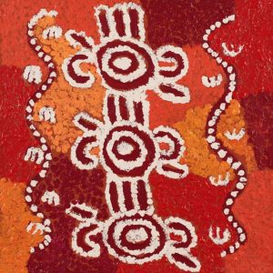 Wardapi Jukurrpa (Goanna Dreaming) - Yarripilangu by Henry Jampijinpa Spencer