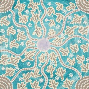 Marlu Jukurrpa (Red Kangaroo Dreaming) Yarnardilyi & Jurnti by Raphael Japangardi Granites