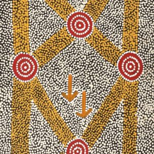 Yankirri Jukurrpa (Emu Dreaming) - Ngarlikirlangu by Michael Japaljarri Wayne