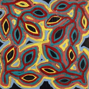 Ngapa Jukurrpa (Water Dreaming)  - Mikanji by Juliette Nampijinpa Brown