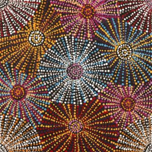 Ngapa Jukurrpa (Water Dreaming)  -  Puyurru by Evelyn Nangala Robertson