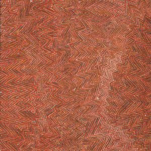 Pamapardu Jukurrpa (Flying Ant Dreaming)  - Warntungurru by Reanne Nampijinpa Brown