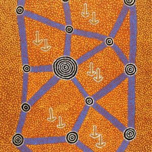 Yankirri Jukurrpa (Emu Dreaming) - Ngarlikirlangu by Michael Japaljarri Wayne