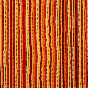 Liwirringki Jukurrpa (Burrowing Skink Dreaming) - Walangkarni by Nancy Nungarrayi Collins