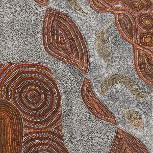 Wanakiji Jukurrpa (Bush Tomato Dreaming) by Selma Napanangka Tasman