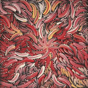 Purrpalanji (Skinny Bush Banana) Jukurrpa by Nola Napangardi Fisher