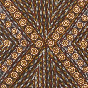 Jajutuma Jukurrpa (Caterpillar Dreaming) by Elizabeth Napaljarri Katakarinja
