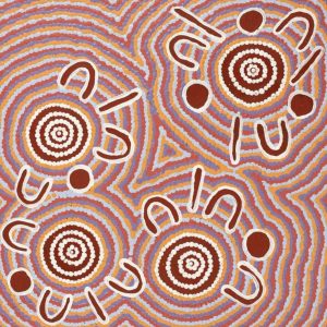 Mirri-jarra Jukurrpa (Shield Dreaming) by Martina Napangardi Wheeler