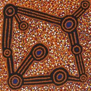 Watiya-warnu Jukurrpa (Seed Dreaming) by Angharad Napurrurla Gibson